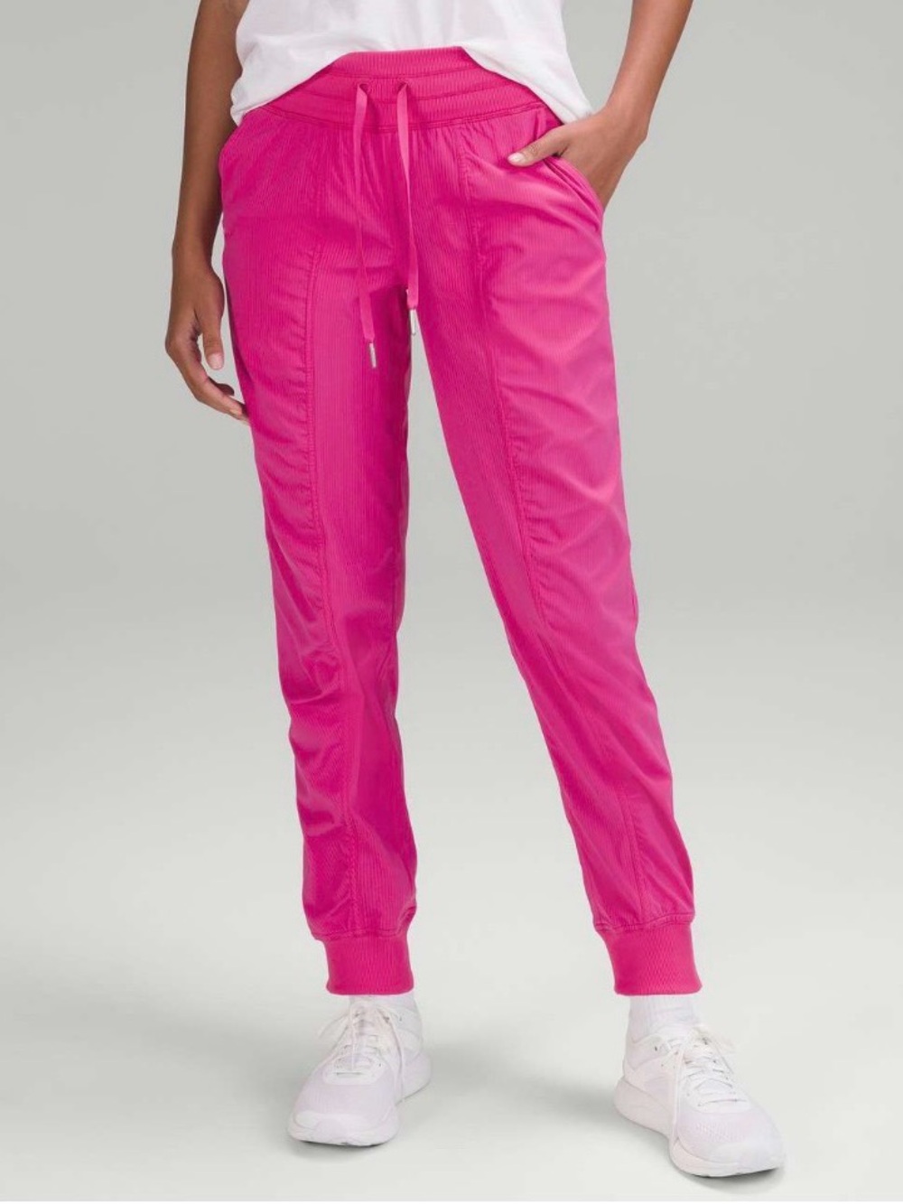 Lululemon RARE color dance studio joggers mid-rise sonic pink size 10